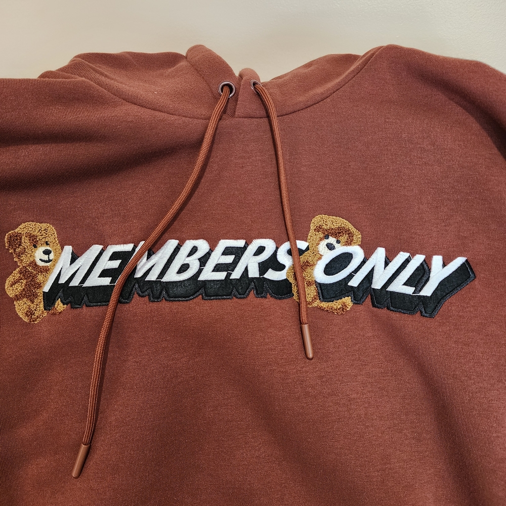 Members Only Brown Hoodie Sweater
